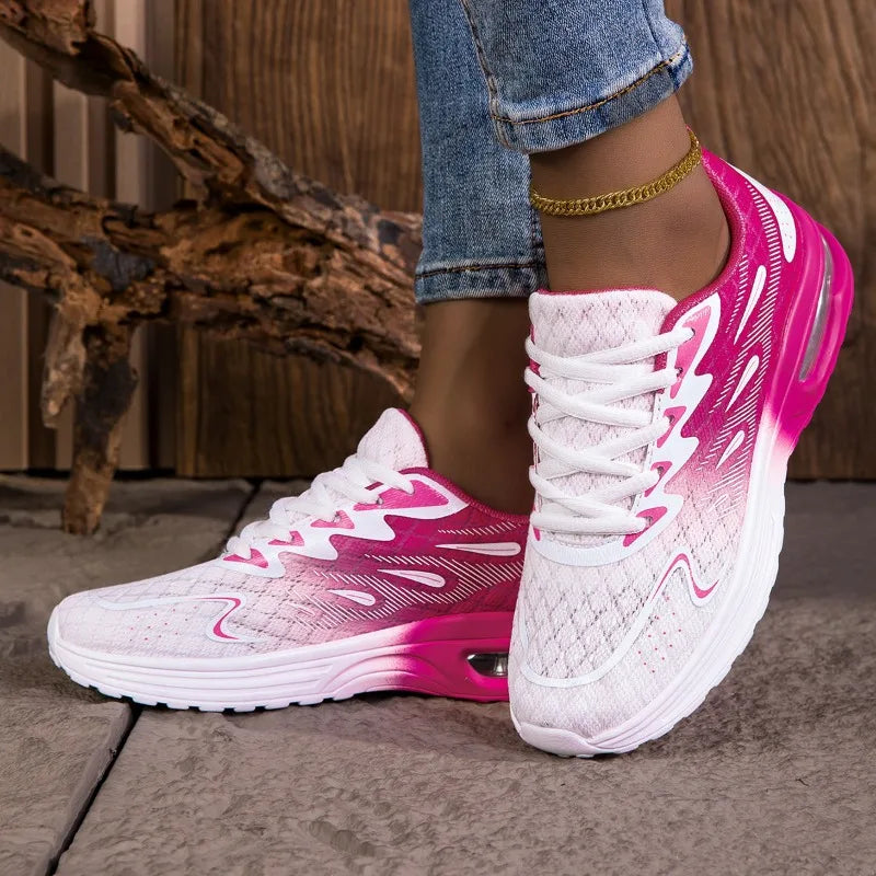 Women’s Lightweight Breathable Running & Walking Sneakers – Non-Slip & Comfortable