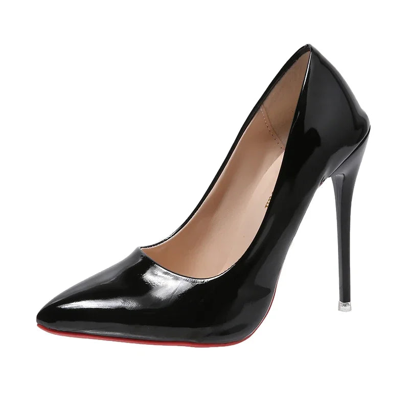 RBB Ethnic Elegance Stilettos – Sexy Pointed Toe Super High Heels with Red Bottom (Plus Sizes 44–45)