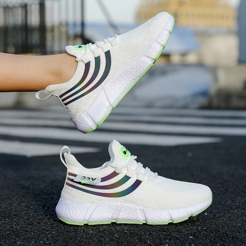 Men’s Summer Mesh Running Sneakers | Breathable, Lightweight, Casual Sport Shoes