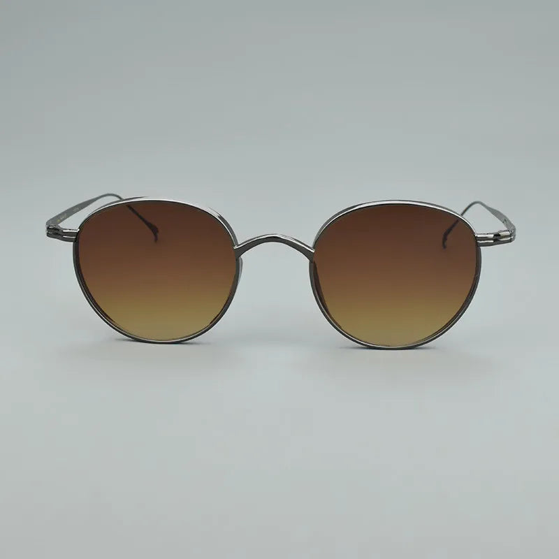 RBB 2025 Luxury Oval Sunglasses – Vintage Titanium UV400 Eyewear for Men & Women