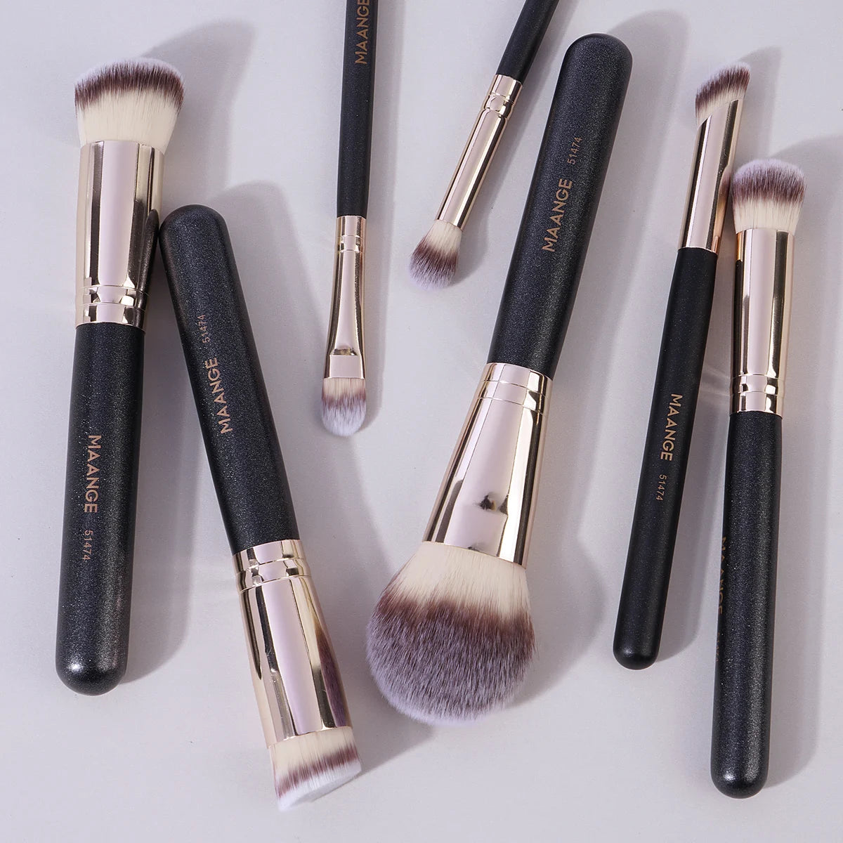 7pcs Makeup Brush Set – Foundation, Powder, Blush & Blending Tools