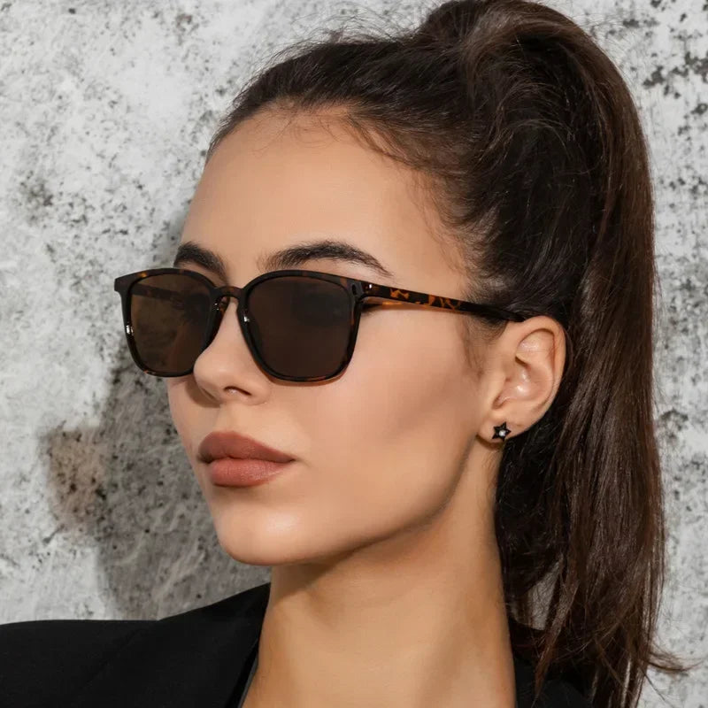 RBB 2024 Vintage Square Polarized Sunglasses – Luxury UV400 for Men & Women