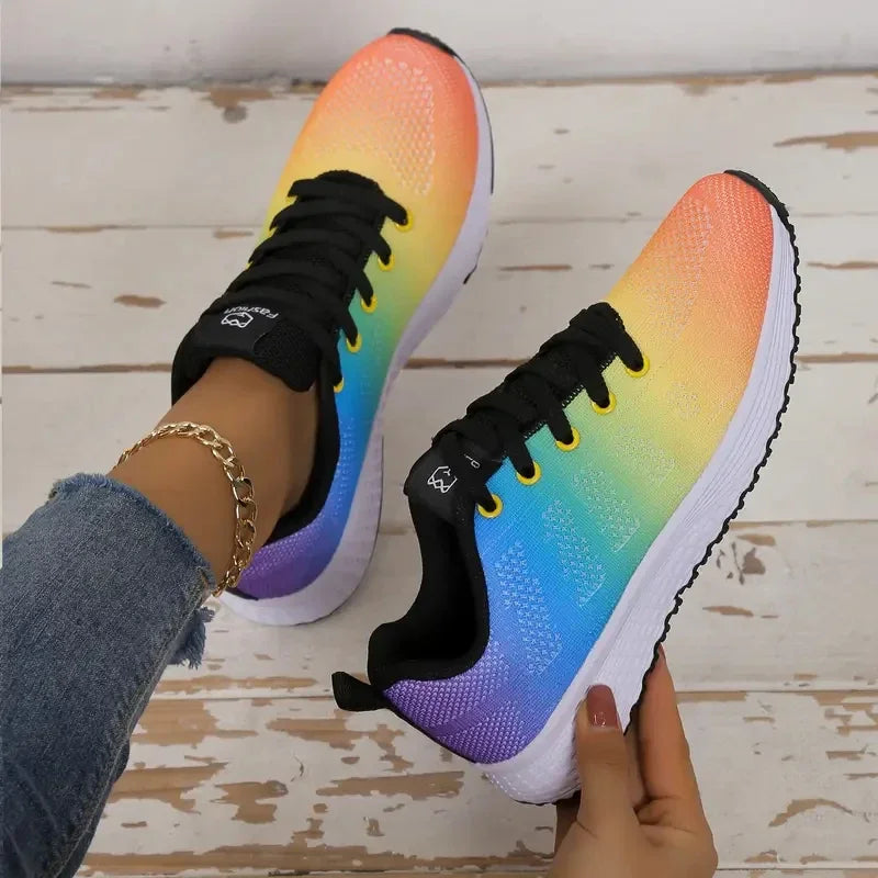 Women's Breathable Running Sneakers – Lightweight Casual Sport Shoes