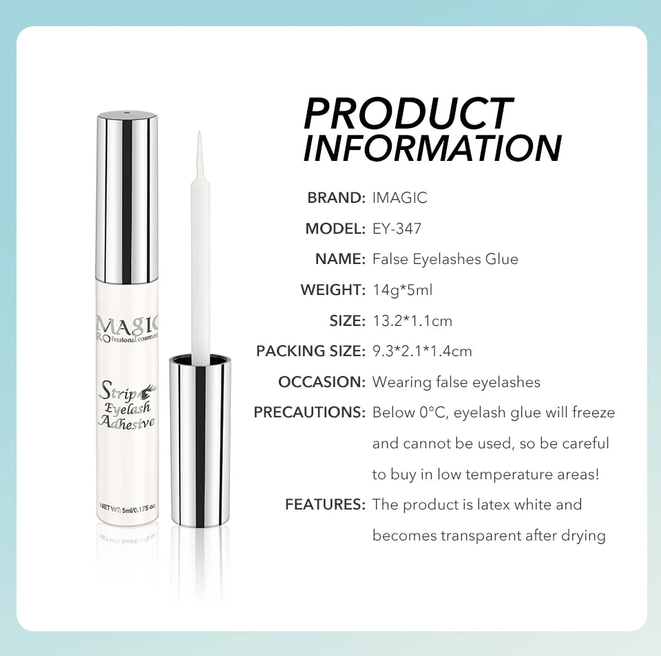 5ml Eyelash Extension Glue – Waterproof, Fast-Dry & Long-Lasting Adhesive