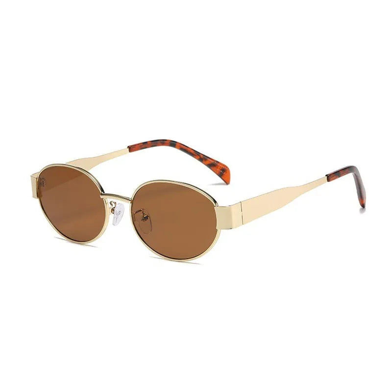 RBB 2-Pack Unisex Y2K Oval Frame Glasses – Retro Fashion Eyewear