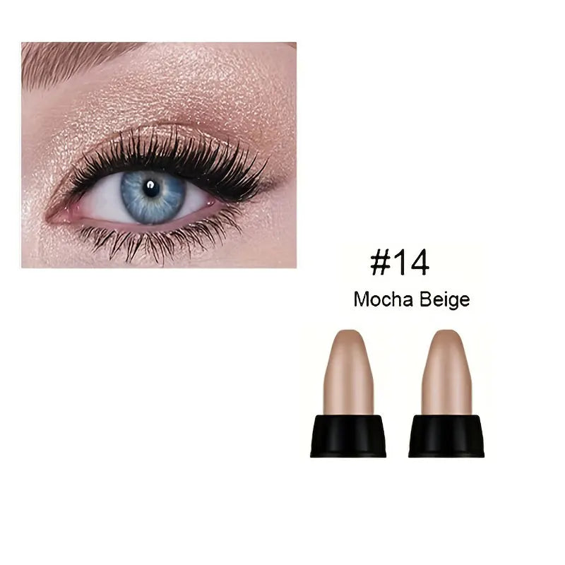 16-Color Pearlescent Glitter Eyeliner – Waterproof, Long-Lasting & Smudge-Proof