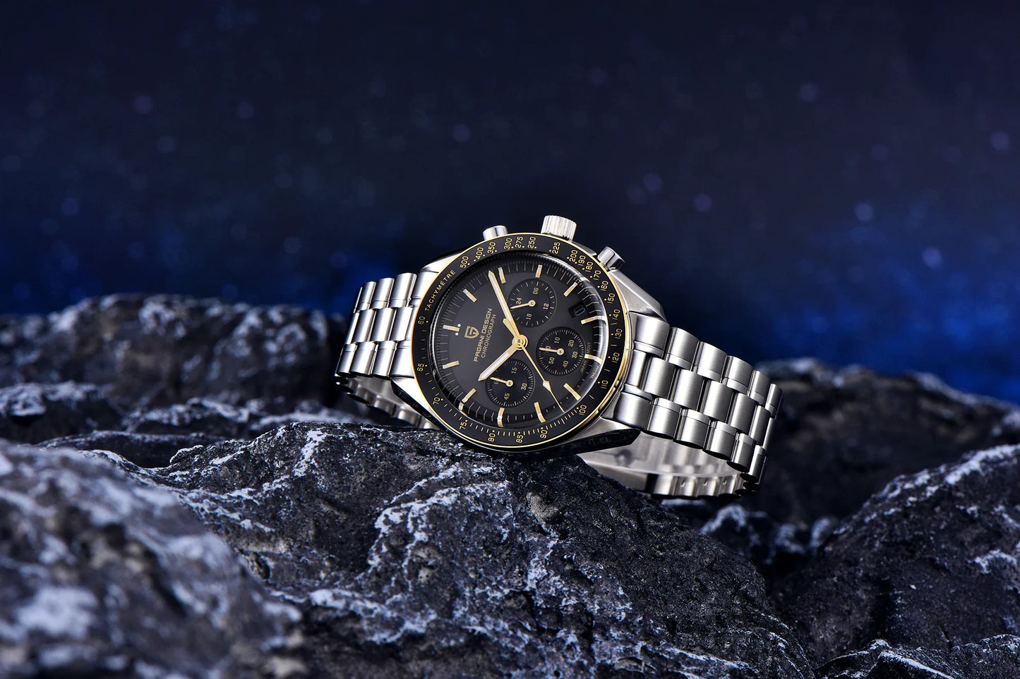 RBB DESIGN Moon Men's Luxury Quartz Watch – 2025 Gold Edition