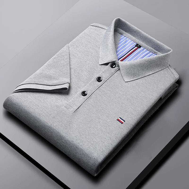 RBB Executive Men’s Breathable Embroidered Polo Shirt – Comfortable Casual & Business Top
