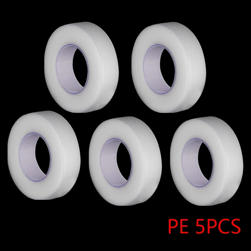 1/3/5 Rolls Eyelash Extension PE Adhesive Tape – Under Eye Pads for Lash Lifting & Grafting
