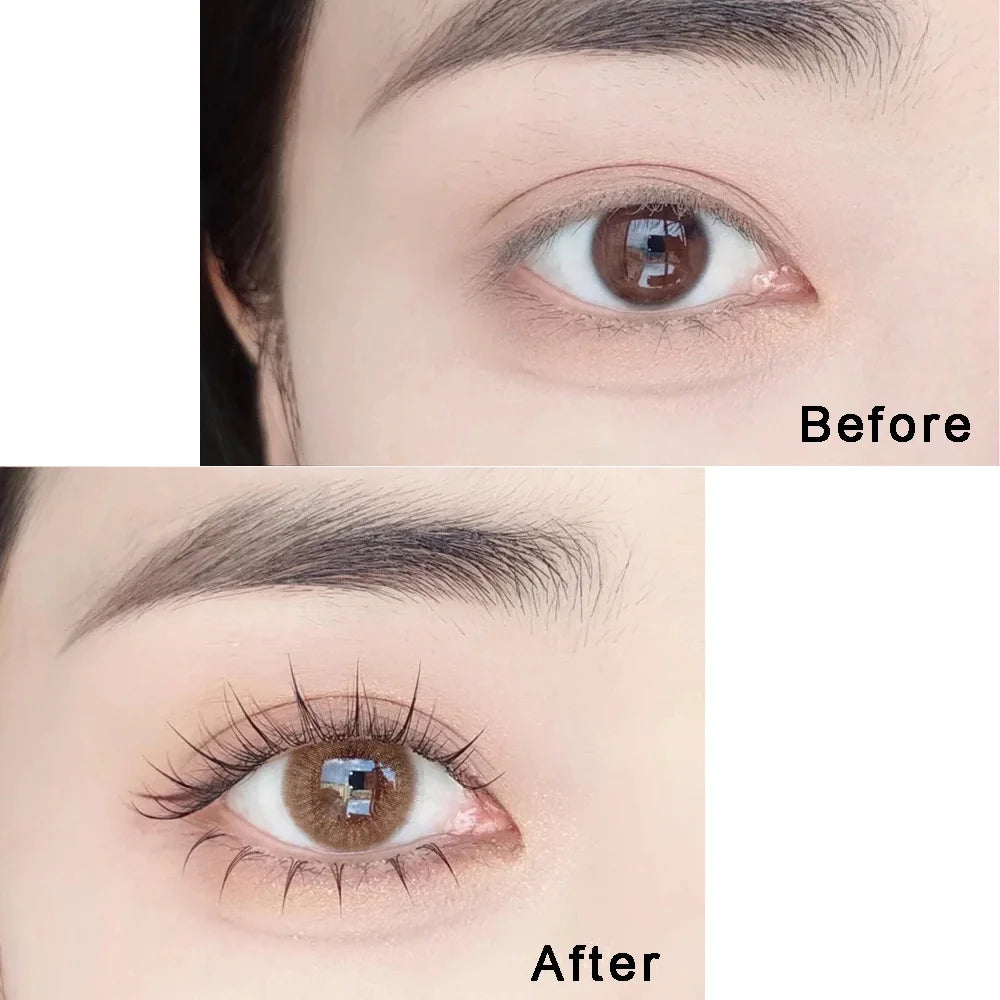 J Curl V-Shape Black Under Eyelash Clusters – Natural Soft Manga Bottom Lashes