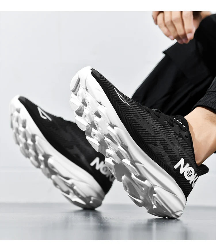Men’s Trendy Sports Shoes – Fashion Comfort in Blue, Orange & Black