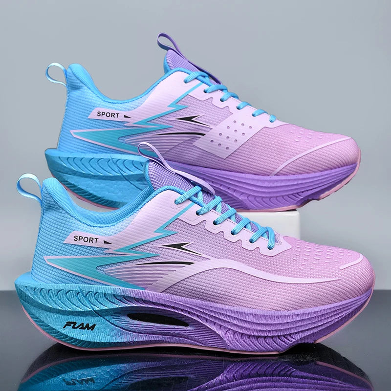 Carbon Plate Running Shoes – Breathable Summer Sneakers for Men & Women