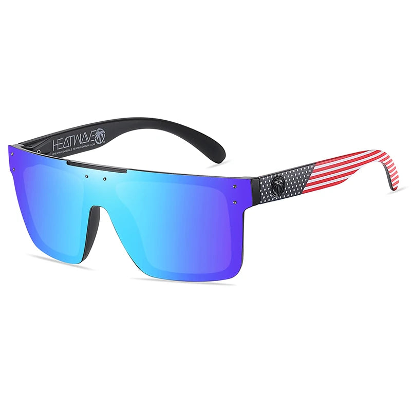 RBB Polarized Sport Sunglasses – Mirrored UV400 Goggles for Men | Luxury Outdoor Eyewear with Case