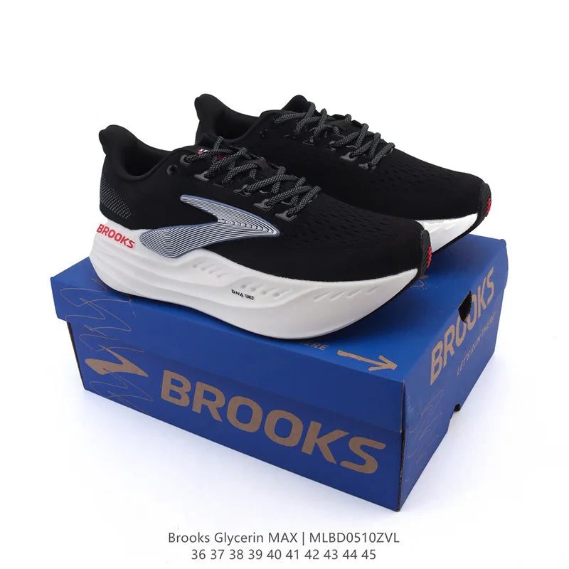 New Glycerin Max Height-Boost Running Shoes – Men & Women, Shock Absorbing Marathon Sneakers
