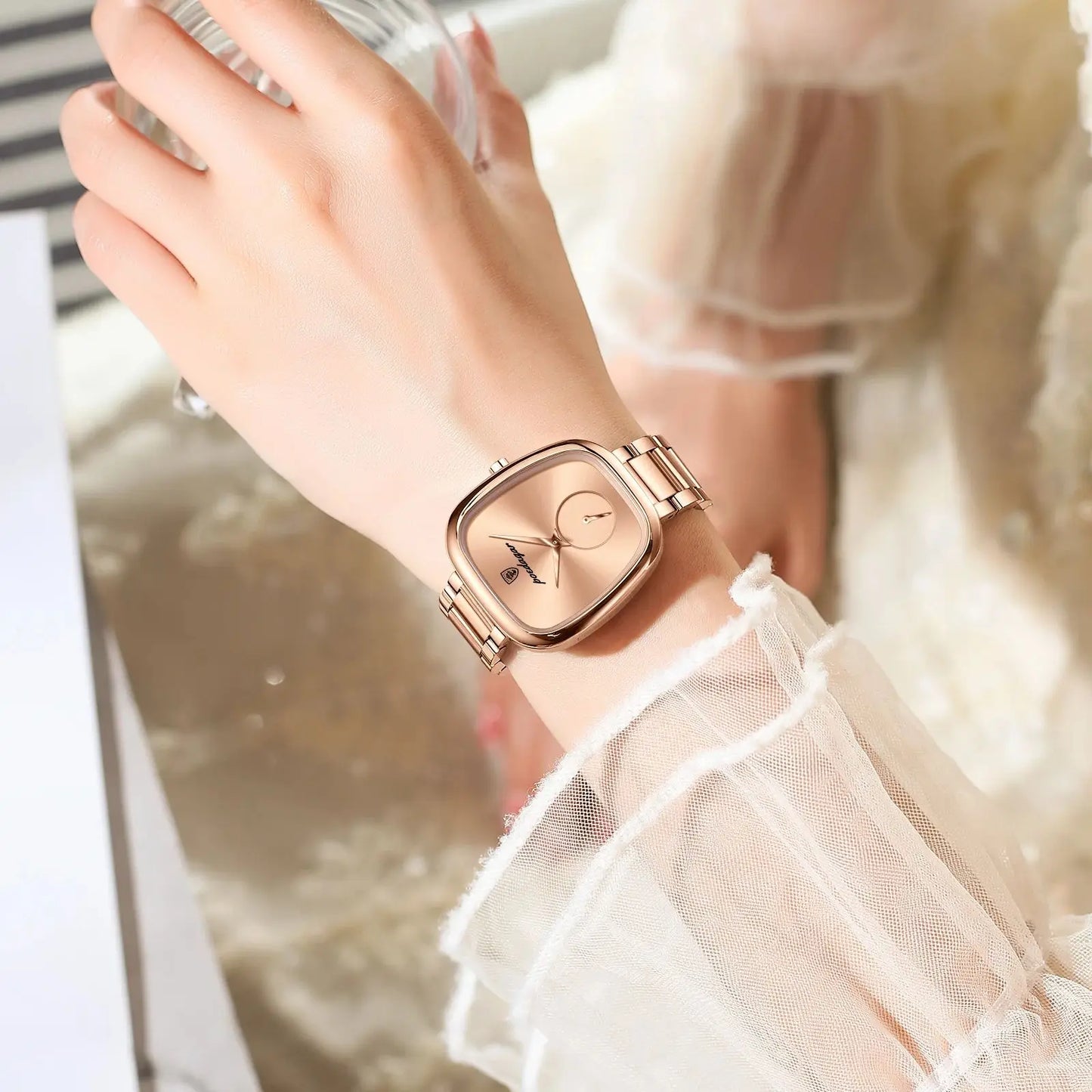 RBB Luxury Women’s Quartz Watch – Waterproof Stainless Steel Elegant Wristwatch