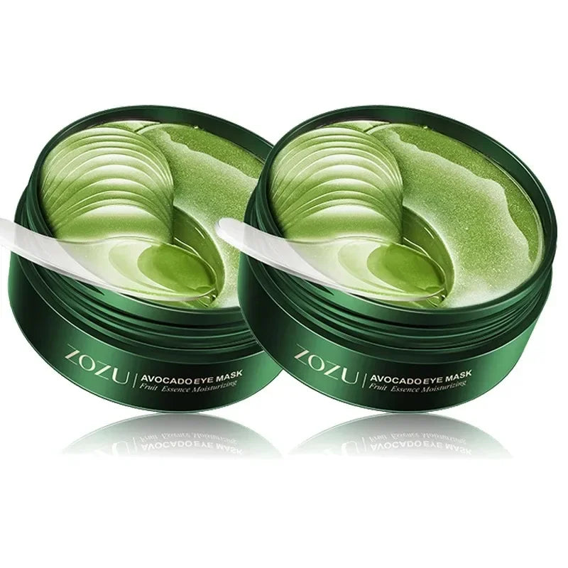 60/120PCS Avocado Gold Eye Masks – Anti-Wrinkle, Moisturizing & Dark Circle Treatment