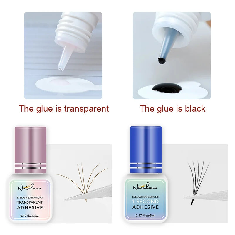 5ml Professional Eyelash Extension Glue – Fast-Drying (0.3s–3s), Strong Hold Adhesive