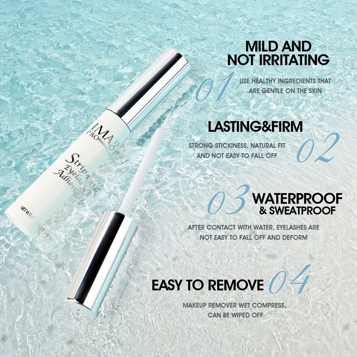 5ml Eyelash Extension Glue – Waterproof, Fast-Dry & Long-Lasting Adhesive