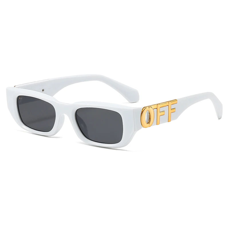 RBB Small Rectangle Sunglasses – Vintage Square UV400 Travel Shades for Men & Women