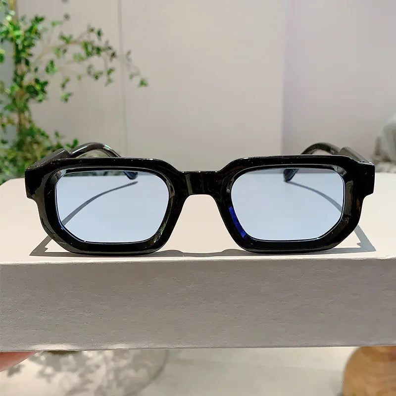 RBB Vintage Rectangle Sunglasses – Unisex Retro Luxury UV400 Fashion Eyewear