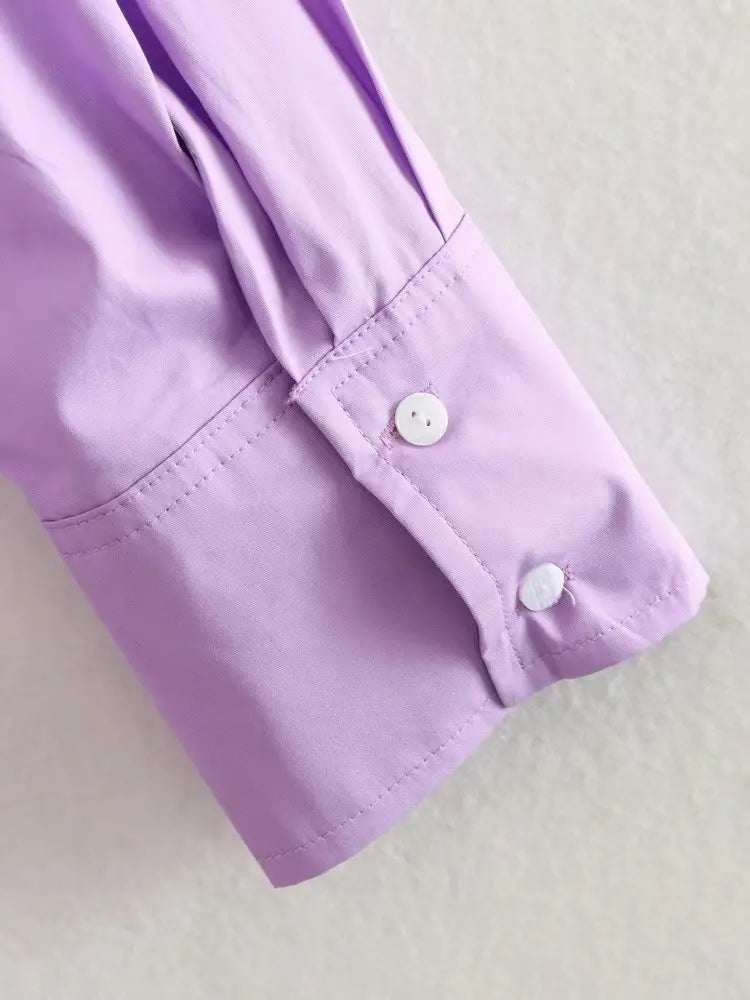 RBB Women's Multicolor Oversized Shirt – Long Sleeve Button-Up Streetwear Blouse (Summer Collection)