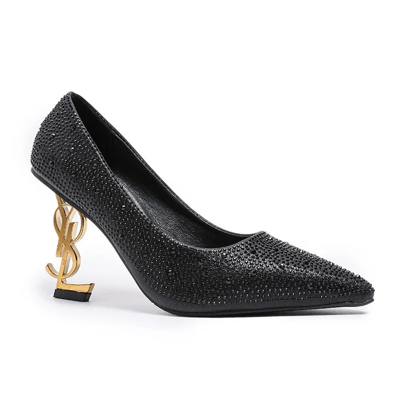 RBB 2025 Sexy Square-Toe High Heel Sandals – Women’s Dress & Office Shoes