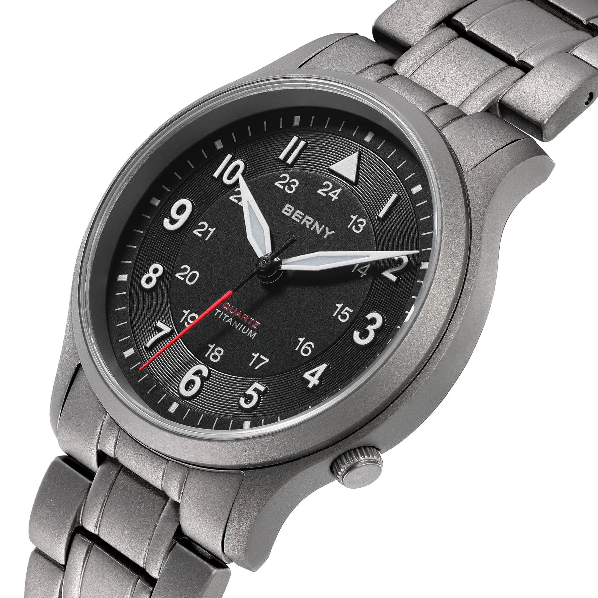 RBB Titanium Field Watch – Quartz, Sapphire, BGW9 Lume, 5ATM