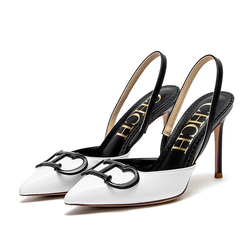 RBB Women’s 9cm Sharp Toe T-Strap High Heels – Bridal & Party Pumps 2025