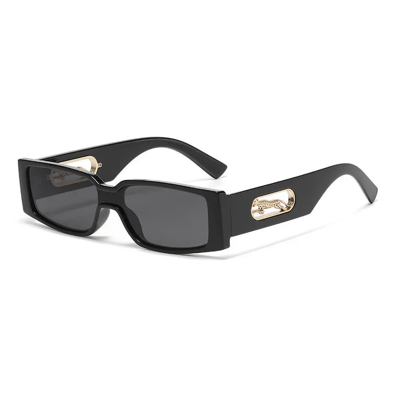 RBB Women’s Square Metal Fashion Sunglasses – Small Frame UV400 Streetwear Eyewear