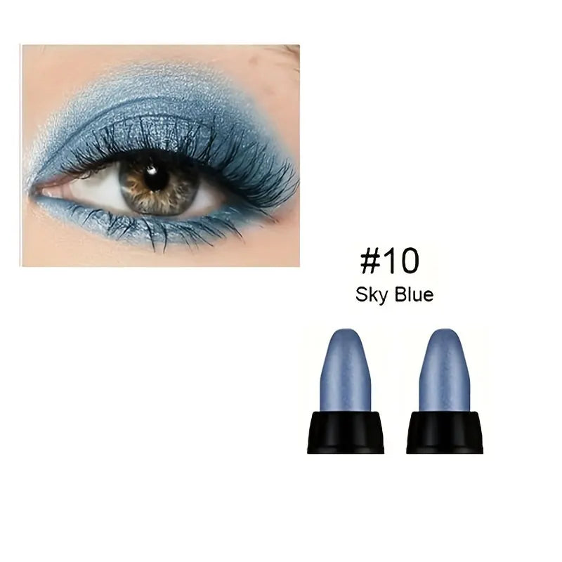 16-Color Pearlescent Glitter Eyeliner – Waterproof, Long-Lasting & Smudge-Proof