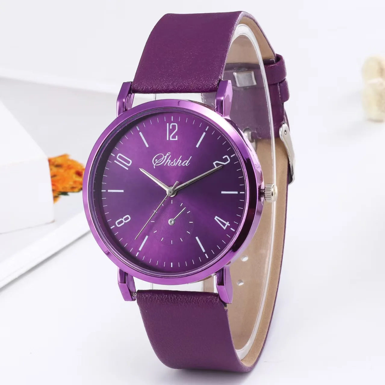 RBB Men’s Business Quartz Watch – High-Quality Leather Belt, Retro Classic Design, Waterproof