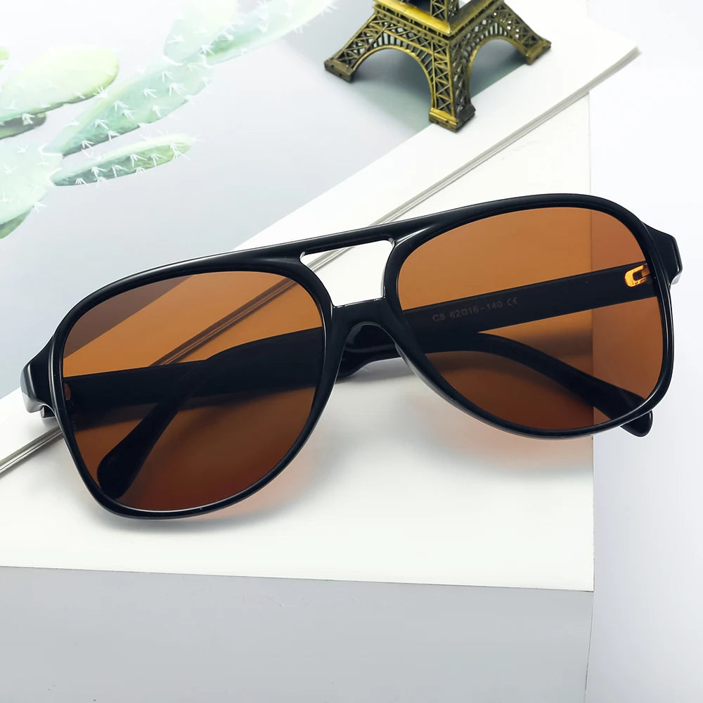 RBB Polarized Oversized Sunglasses – Unisex Retro UV400 Driving Shades