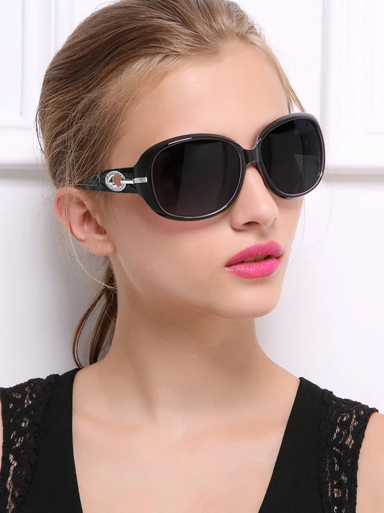 RBB Women’s Polarized Sunglasses – UV400 Retro Diamond Butterfly Frame Fashion Eyewear