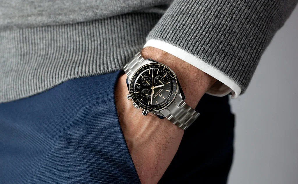 RBB DESIGN Moon Men's Luxury Quartz Watch – 2025 Gold Edition