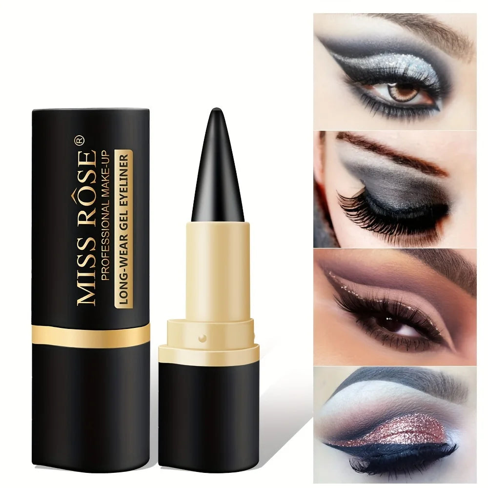 Waterproof Gel Eyeliner Pencil – Quick-Dry, Matte, Smudge-Proof for Daily & Party Makeup