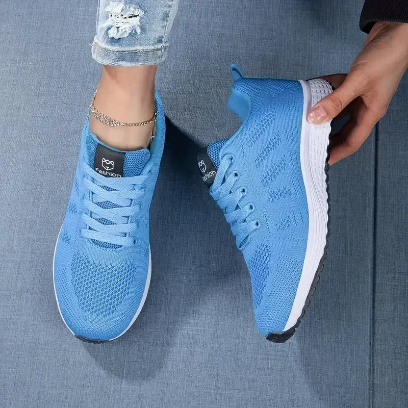 Women's Breathable Running Sneakers – Lightweight Casual Sport Shoes
