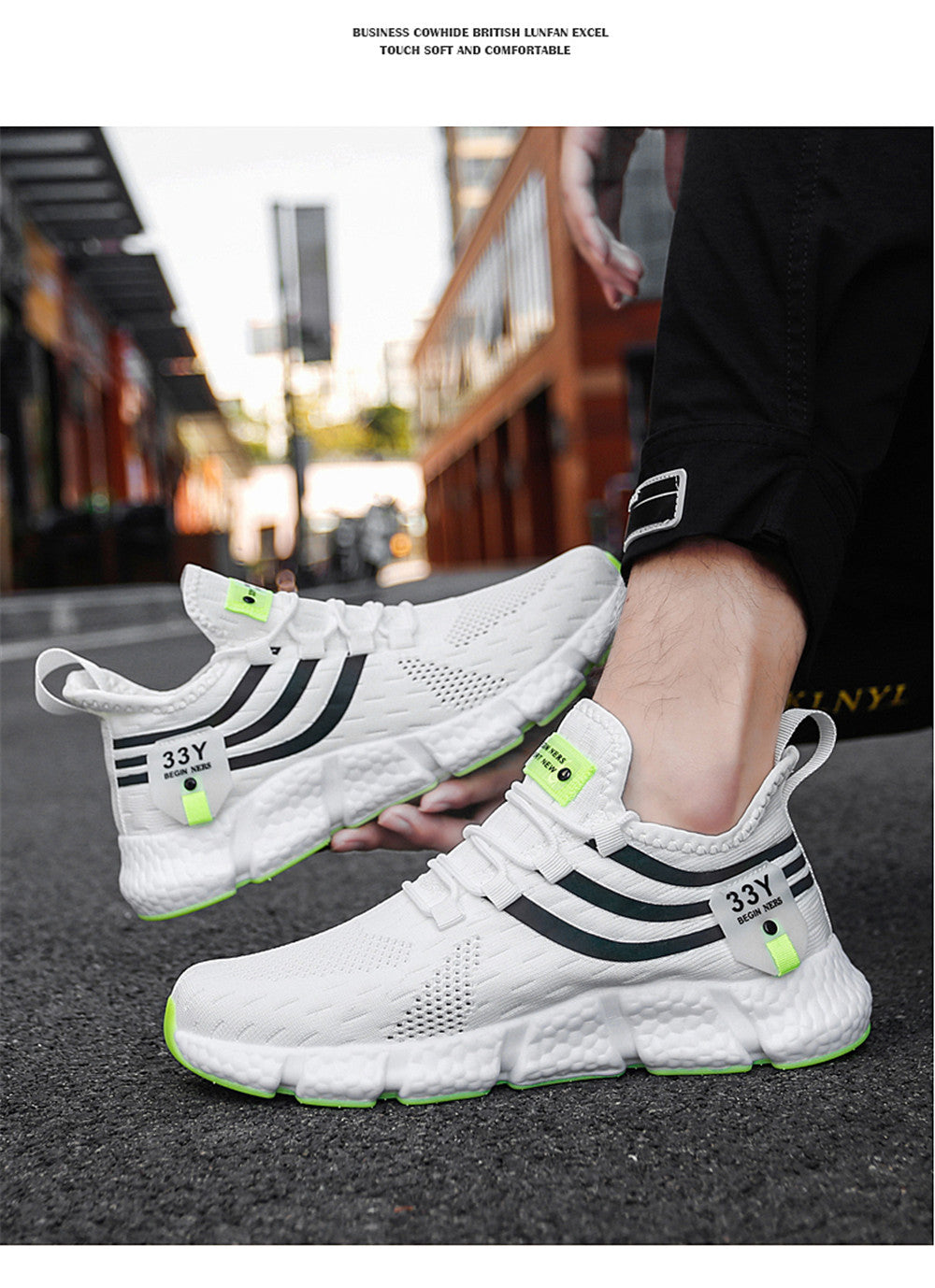 Unisex Breathable Sneakers – Lightweight, Fashionable & Comfortable Running Shoes