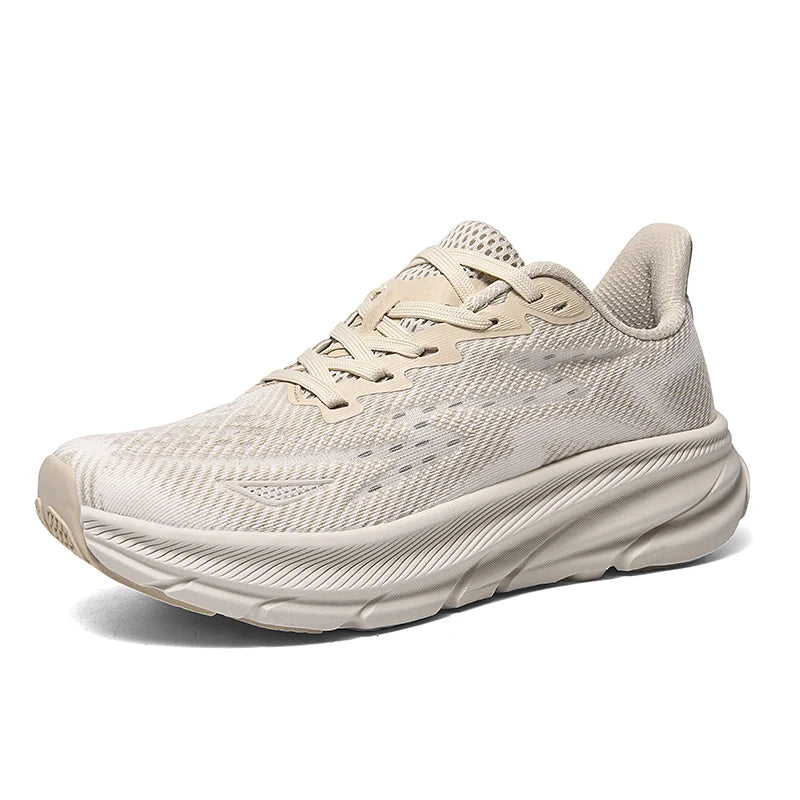 RBB Luxury Men’s Running Shoes – Breathable Mesh Cushioned Sneakers for Couples, Off-Road & Road Running Trainers