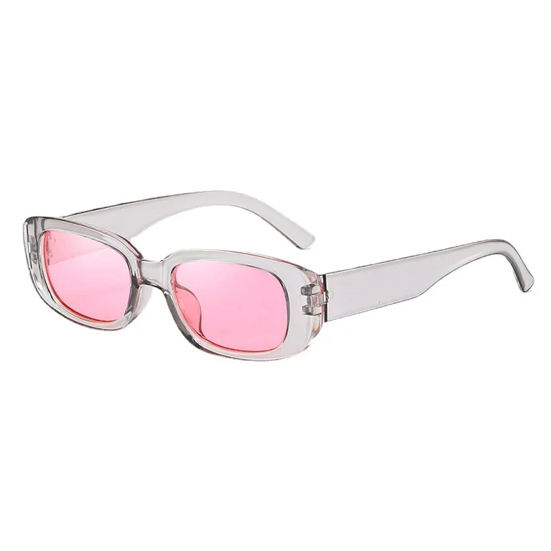 RBB Vintage Oval Sunglasses – UV400 Small Rectangle Ellipse Eyewear for Women
