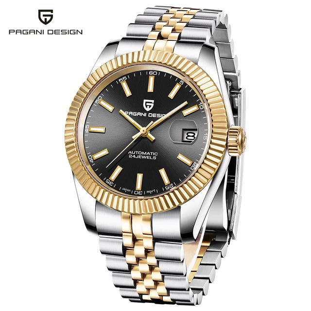 RBB DESIGN PD-1645 V3 Men’s Automatic Mechanical Watch – 42MM Sapphire Glass Stainless Steel Business Timepiece
