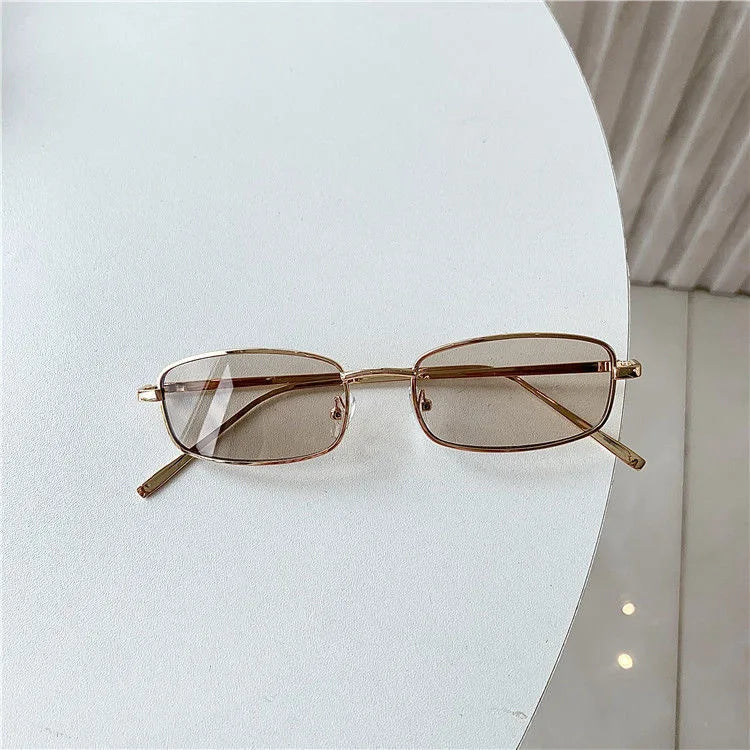 RBB Small Frame Rectangle Sunglasses – Classic Vintage UV400 for Women & Men