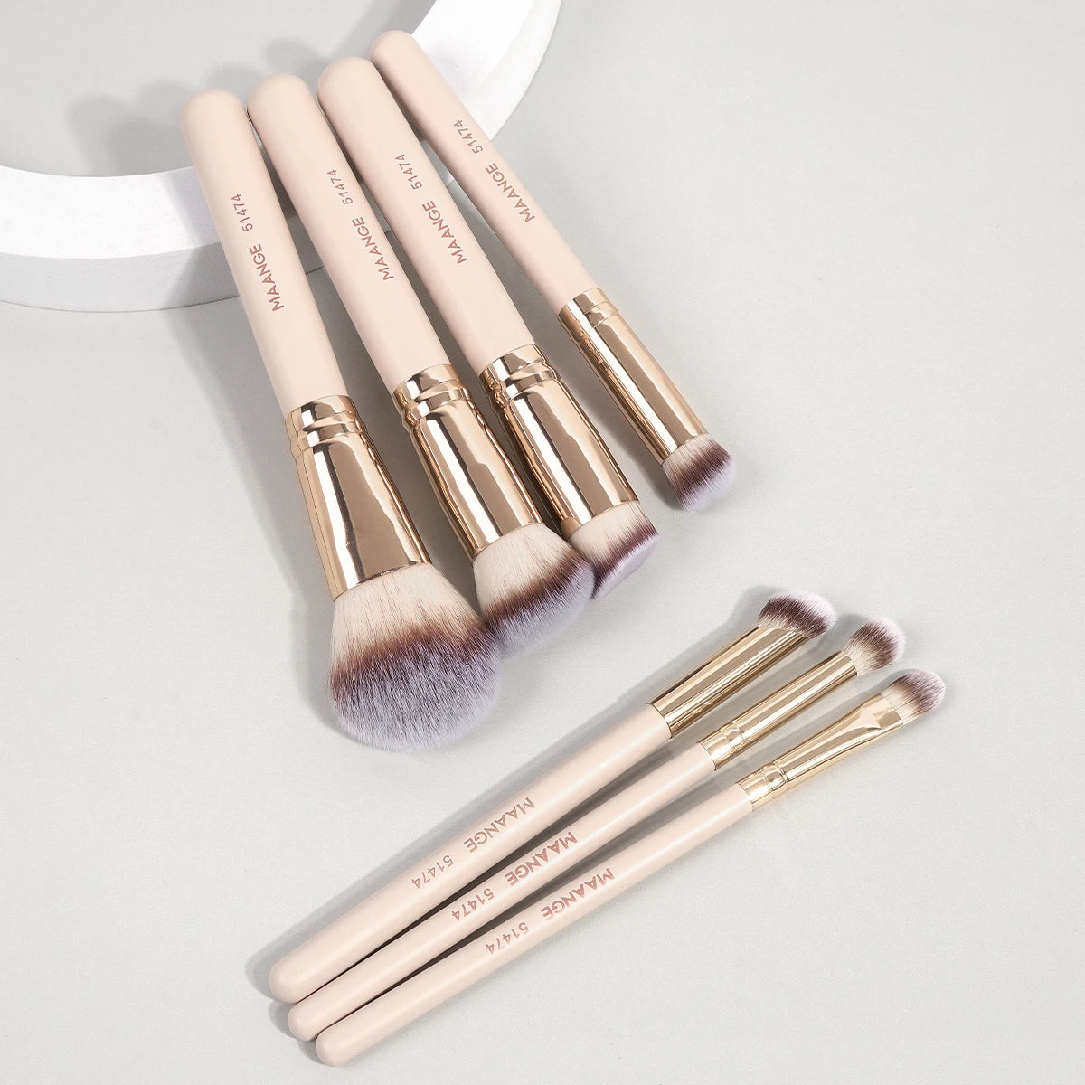 7pcs Makeup Brush Set – Foundation, Powder, Blush & Blending Tools