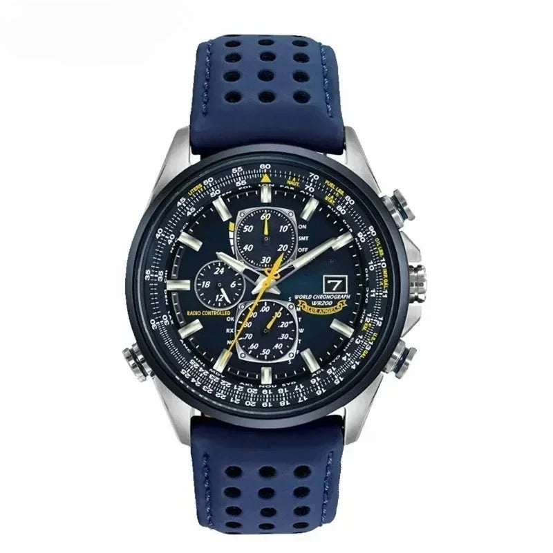 RBB Luxury Trend Men's Quartz Watch – Luminous Dial, Calendar, Waterproof, Multifunction Stainless Steel Design (2025 New)