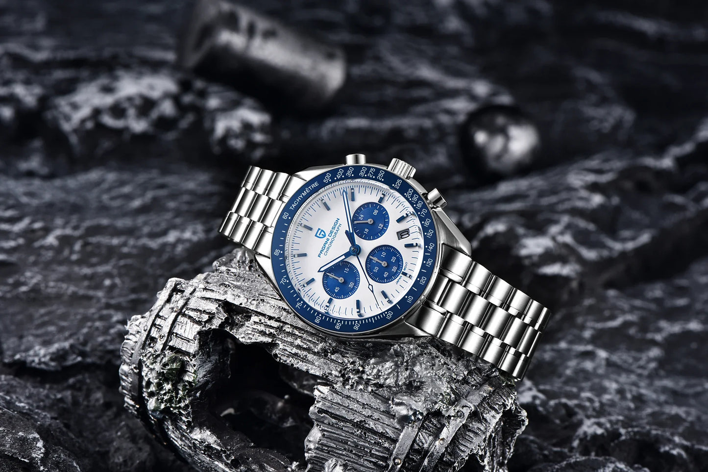 RBB DESIGN Moon Men's Luxury Quartz Watch – 2025 Gold Edition