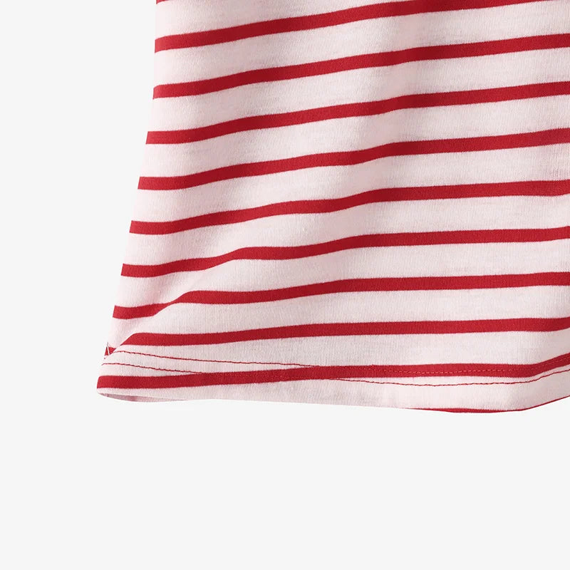 ZANZEA Elegant Striped Patchwork Blouse Women Half Sleeve Office Wear 2024 Summer T-shirt Fashion Loose Casual O-neck Tunic Tops