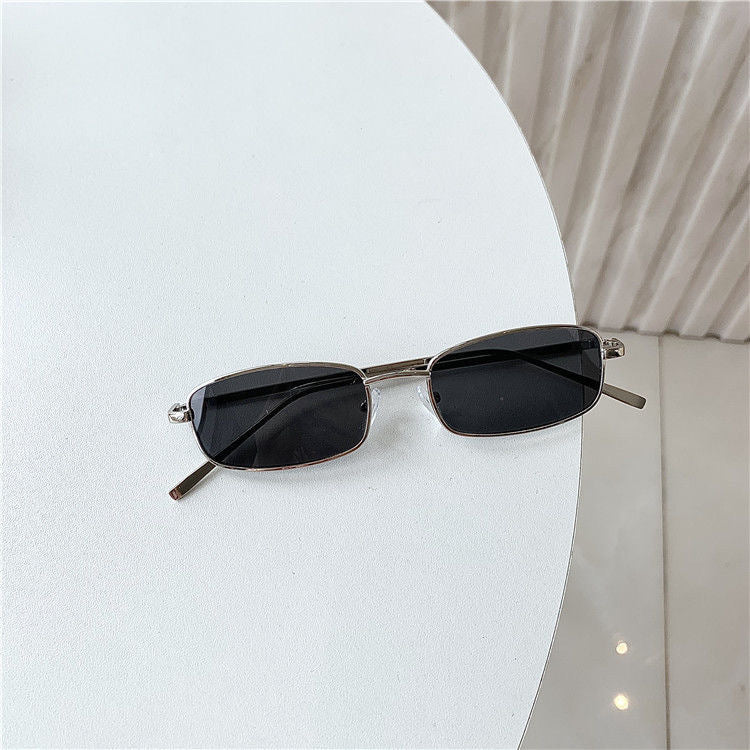 RBB Small Frame Rectangle Sunglasses – Classic Vintage UV400 for Women & Men