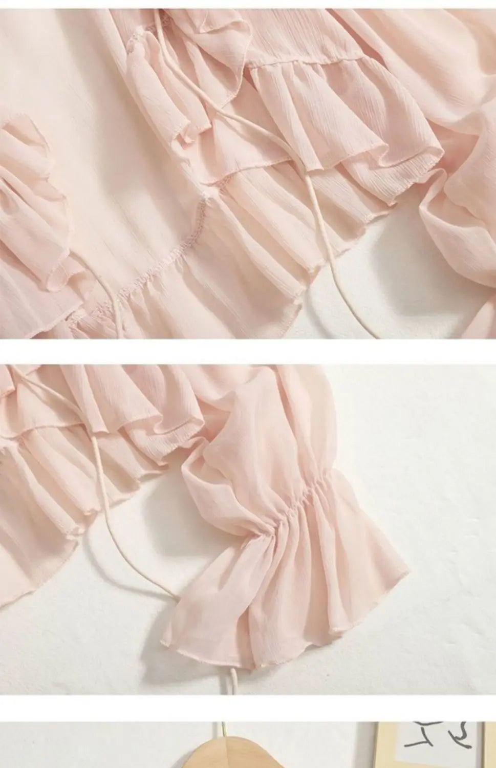 Blouses Women Lace-up Summer New Design Thin Trendy Long Sleeve Leisure Sweet Girls All-match Korean Style Tender Streetwear Ins
