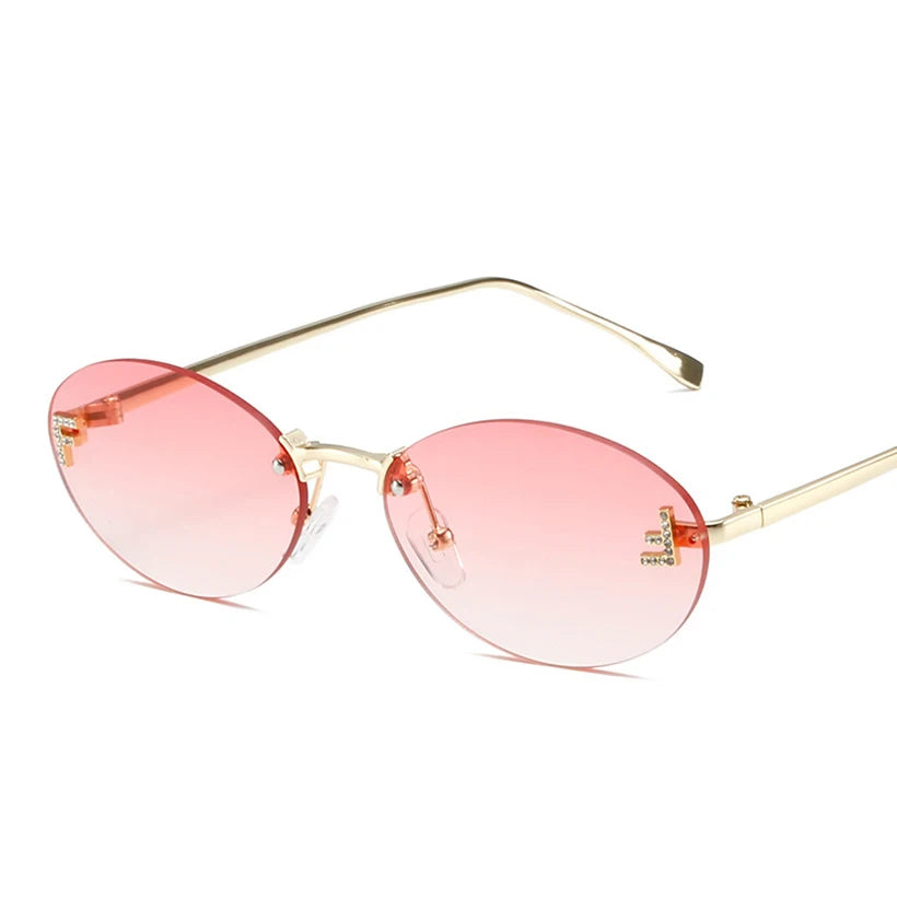 RBB Personalized Diamond F Sunglasses | Metal Frame & Hinges | Unisex