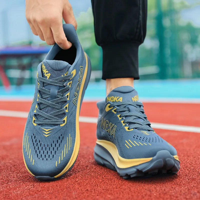 New Casual Marathon Sneakers – Men’s Breathable Lightweight Air Cushion Running Shoes