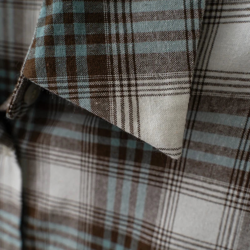 2025 Autumn Cotton Plaid shirt